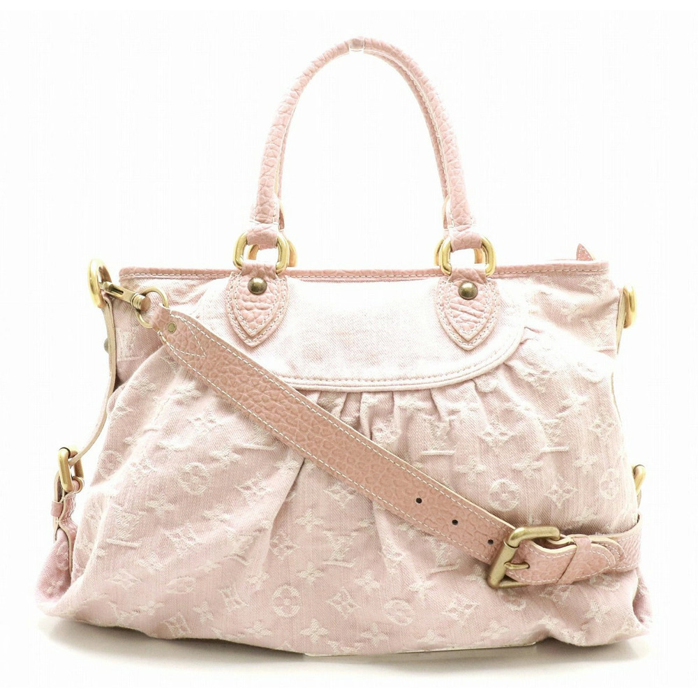 LOUIS VUITTON Monogram Denim Neo Cabby Shoulder Bag Handbag Crossbody Canvas